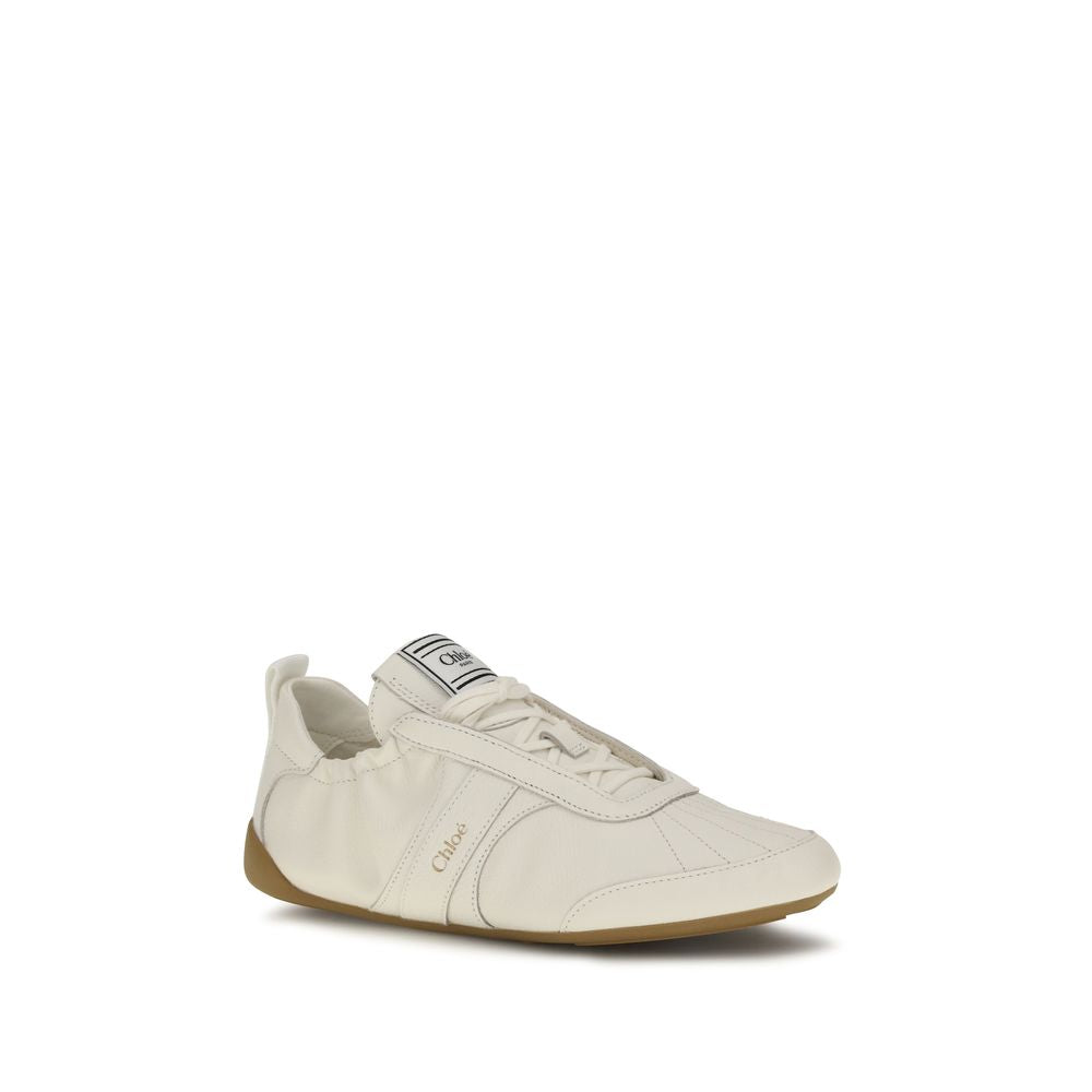 Chloé Beige Fabric Athletic Sneakers | Regal Royce
