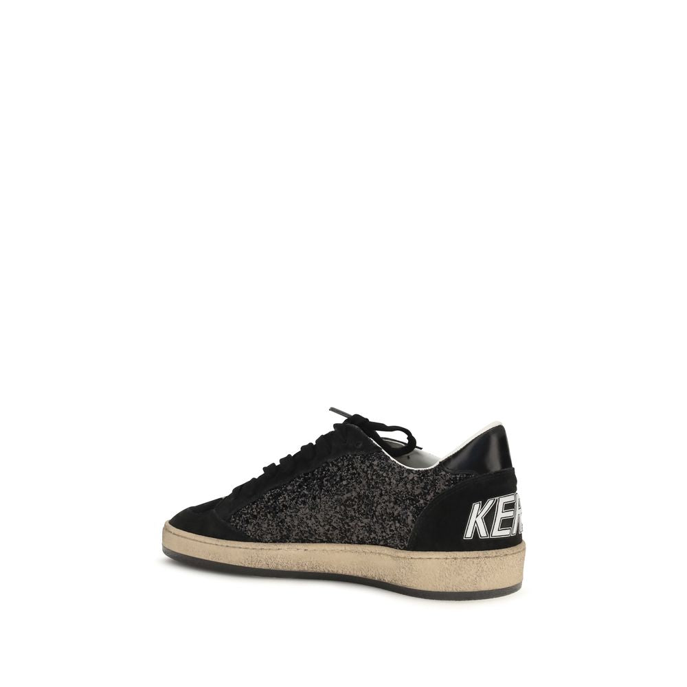 Golden Goose Black Calf Leather Bos Taurus Low Top Sneakers | Regal Royce