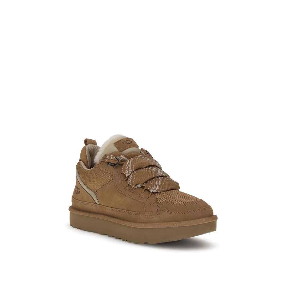 UGG Brown Leather Platform Sneakers | Regal Royce