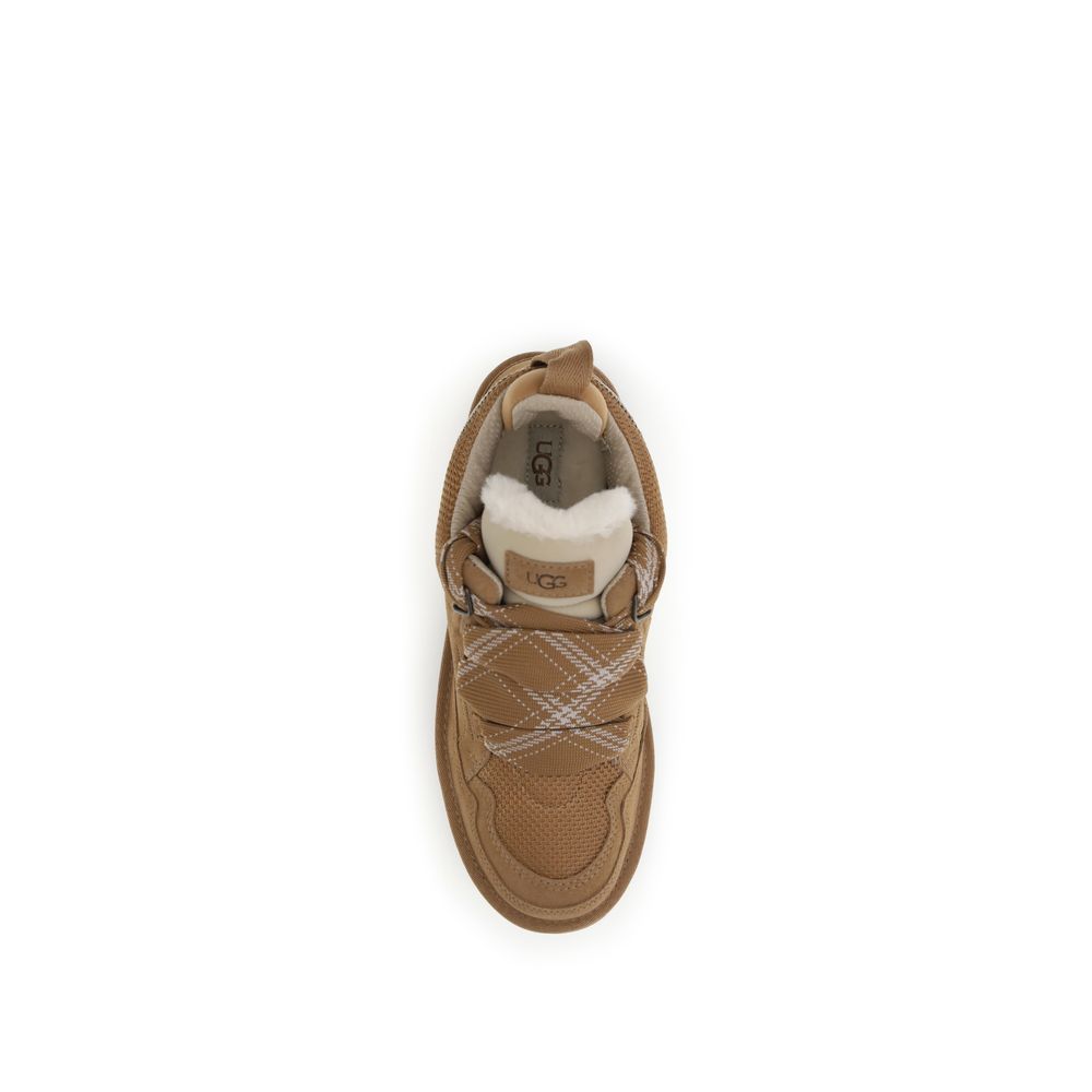 UGG Brown Leather Platform Sneakers | Regal Royce
