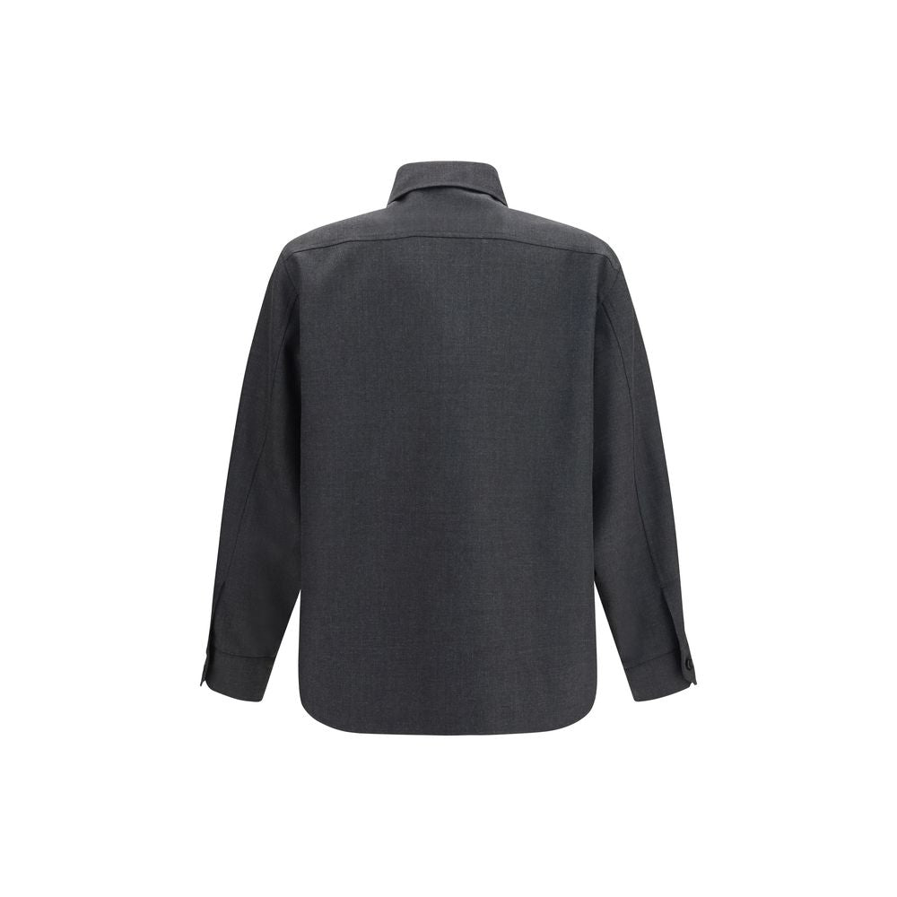 Valentino Garavani Gray Polyester Full-Length Jacket | Regal Royce