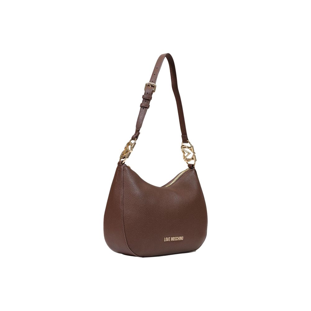 Love Moschino Brown Polyethylene Handbag | Regal Royce