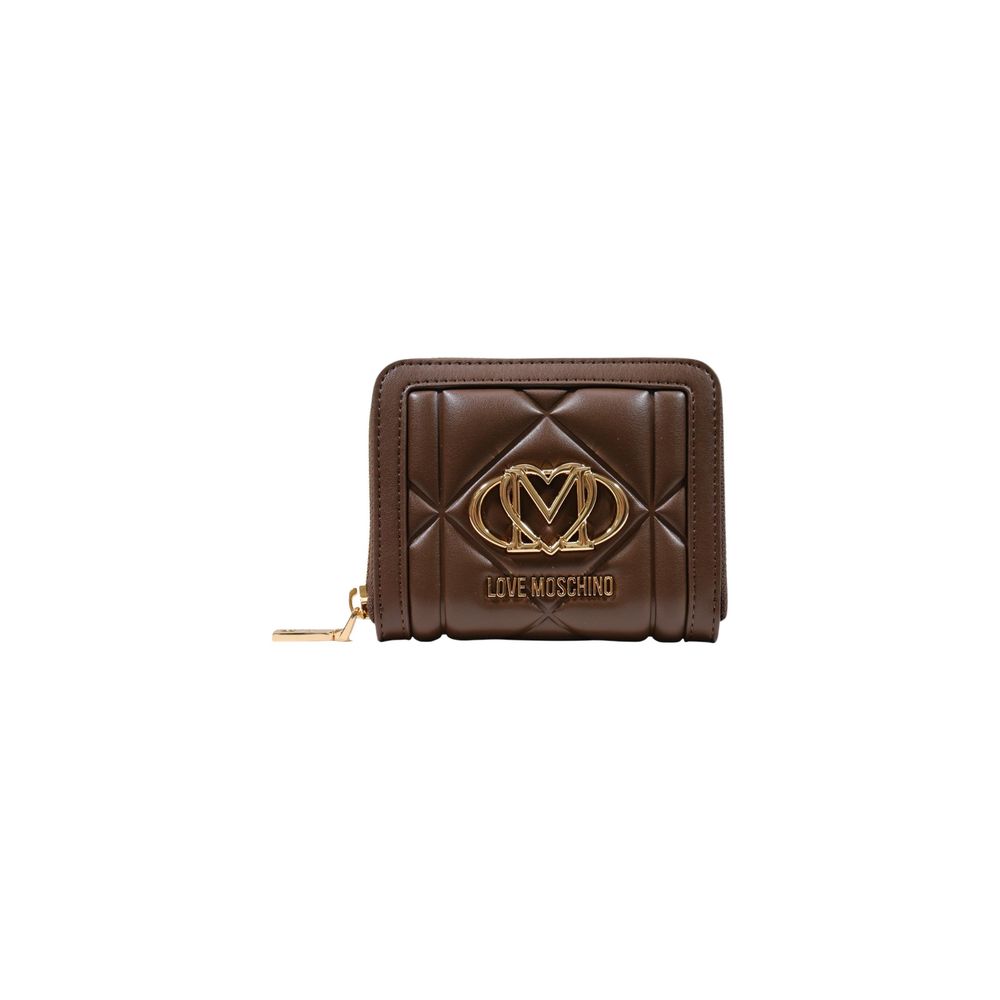 Love Moschino Brown Polyethylene Wallet | Regal Royce