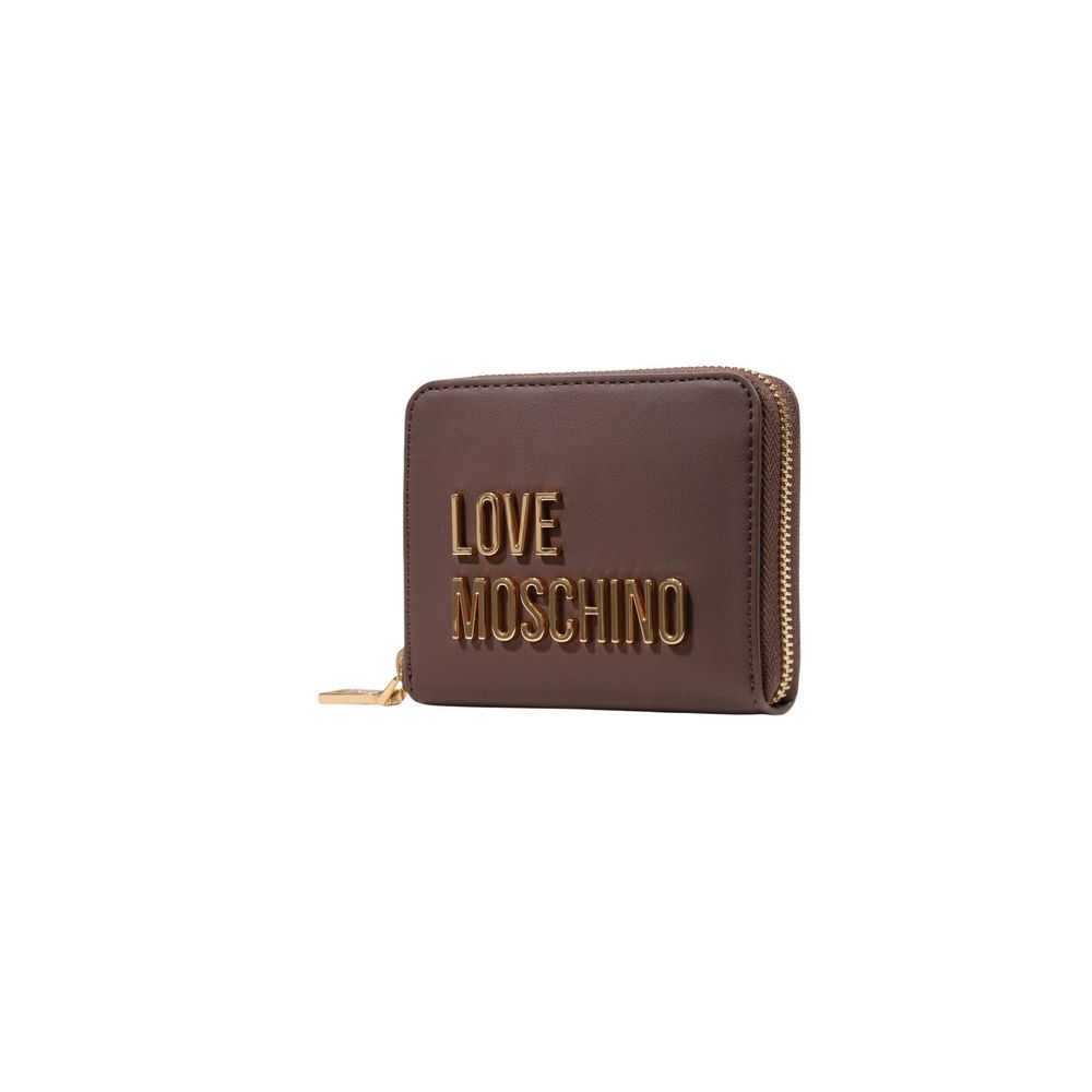 Love Moschino Brown Polyethylene Wallet | Regal Royce