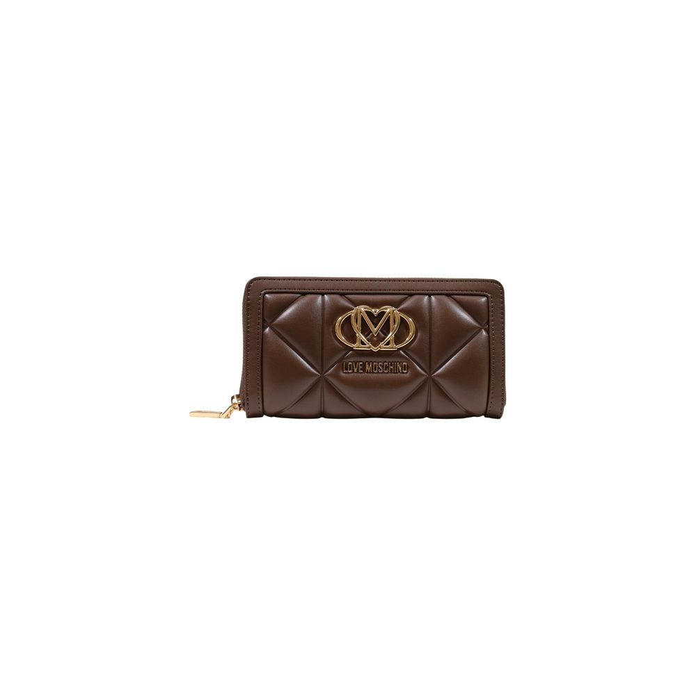Love Moschino Brown Polyethylene Wallet | Regal Royce