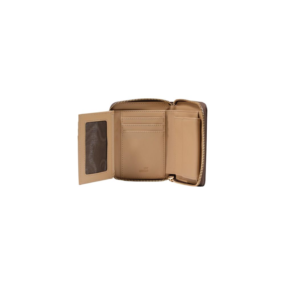 Love Moschino Brown Polyethylene Wallet | Regal Royce
