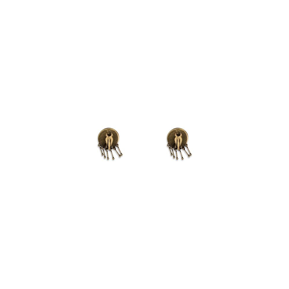 Versace Gold Brass Earrings | Regal Royce