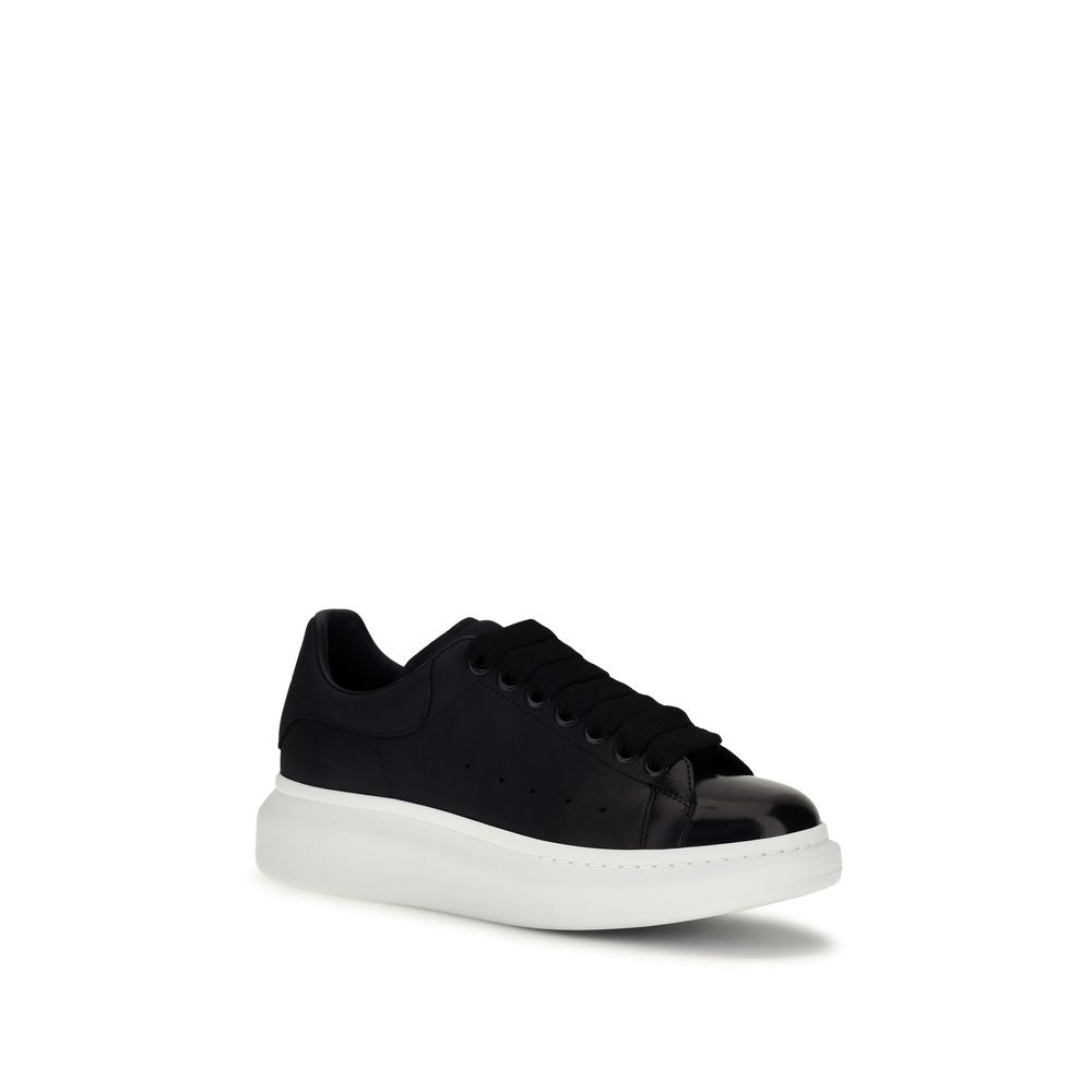 Alexander McQueen Blue Calf Leather Bos Taurus Chunky Sneakers | Regal Royce
