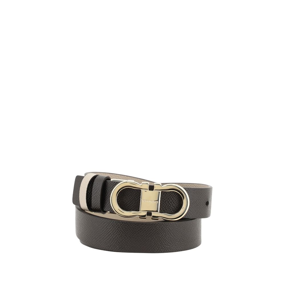 Ferragamo Brown Calf Leather Bos Taurus Regular Belt | Regal Royce