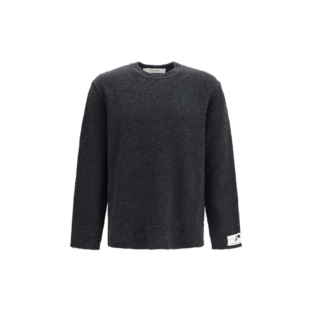Golden Goose Gray Wool Oves Aries Sweatshirt | Regal Royce