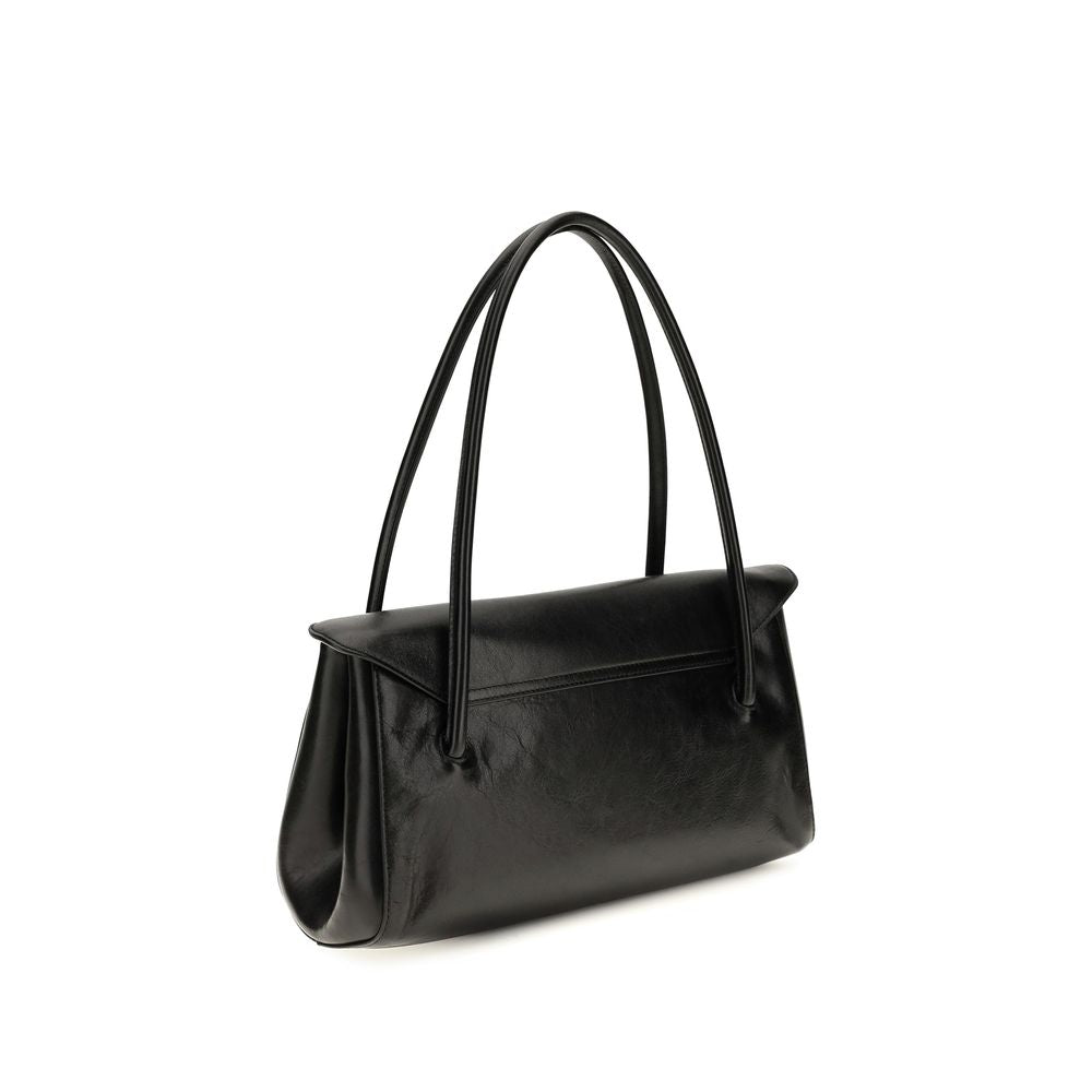Marni Black Calf Leather Bos Taurus Shoulder Bag | Regal Royce