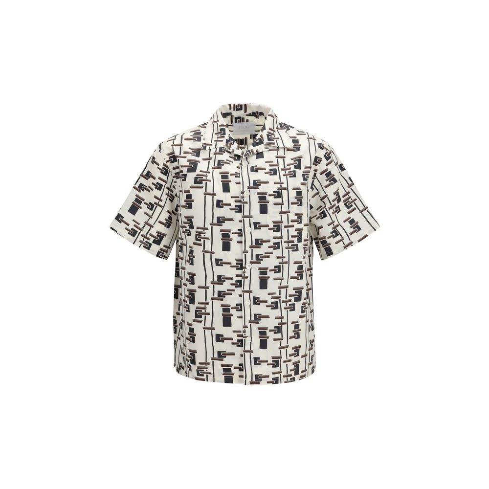 Prada Beige Cotton Pattern Shirt | Regal Royce