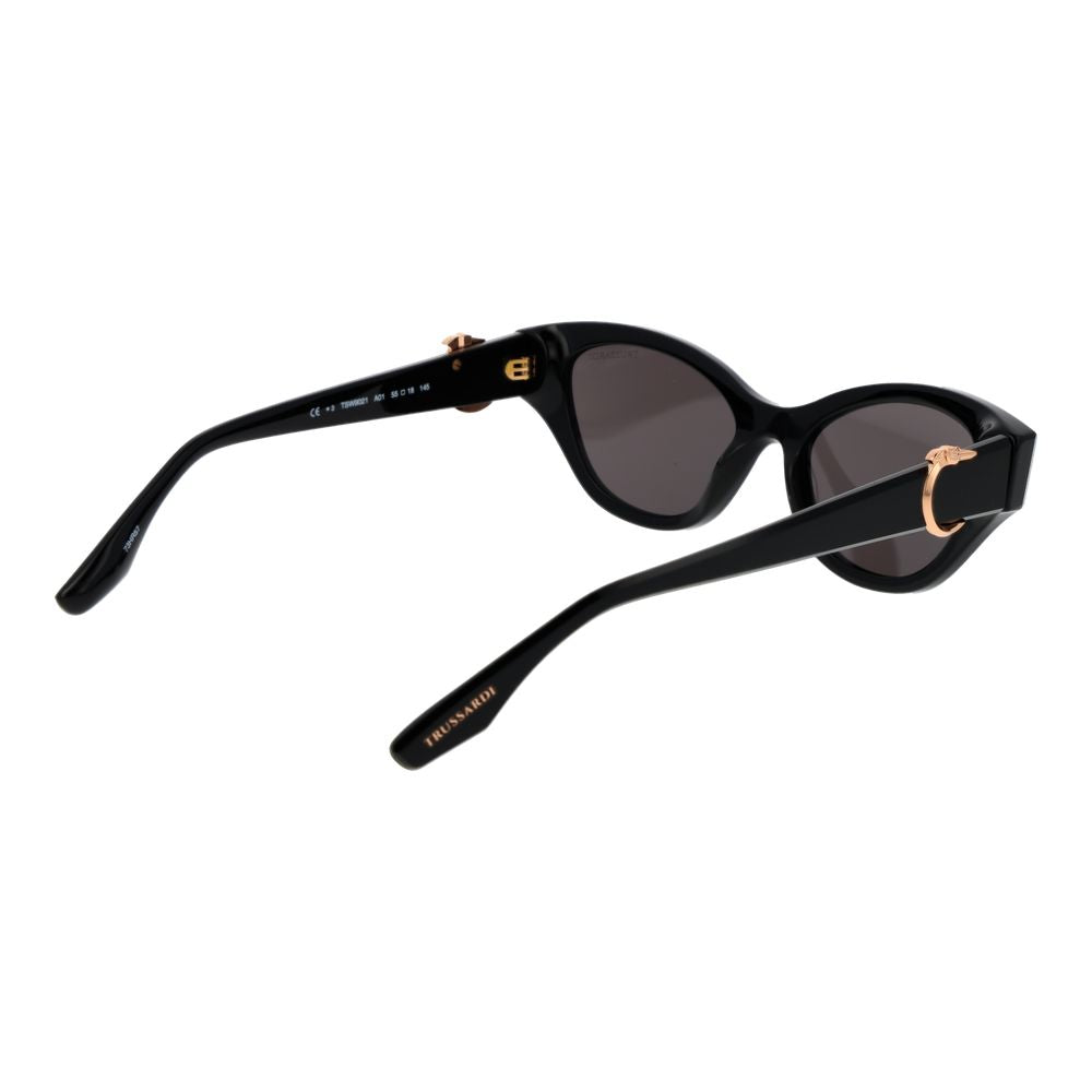 Trussardi Black Acetate Sunglasses | Regal Royce