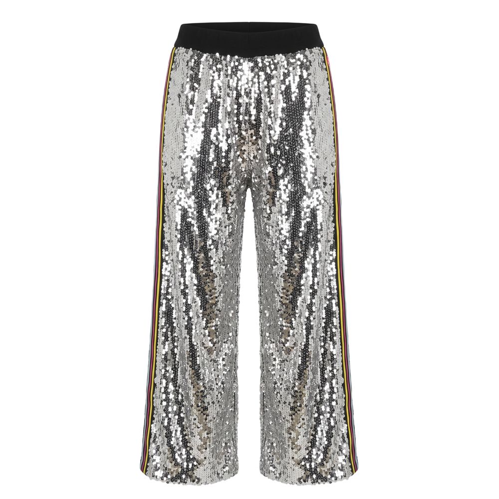 Trussardi Jeans Grey Polyester Women Pants | Regal Royce