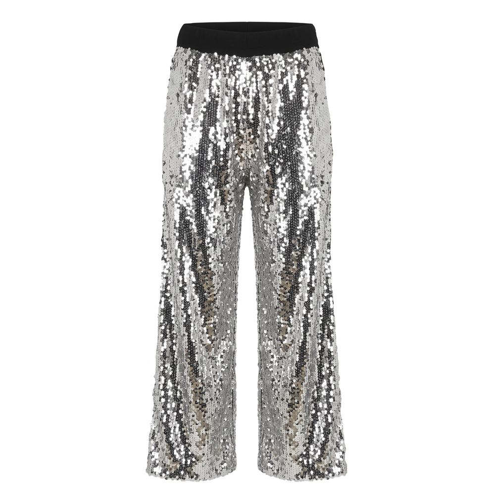 Trussardi Jeans Grey Polyester Women Pants | Regal Royce