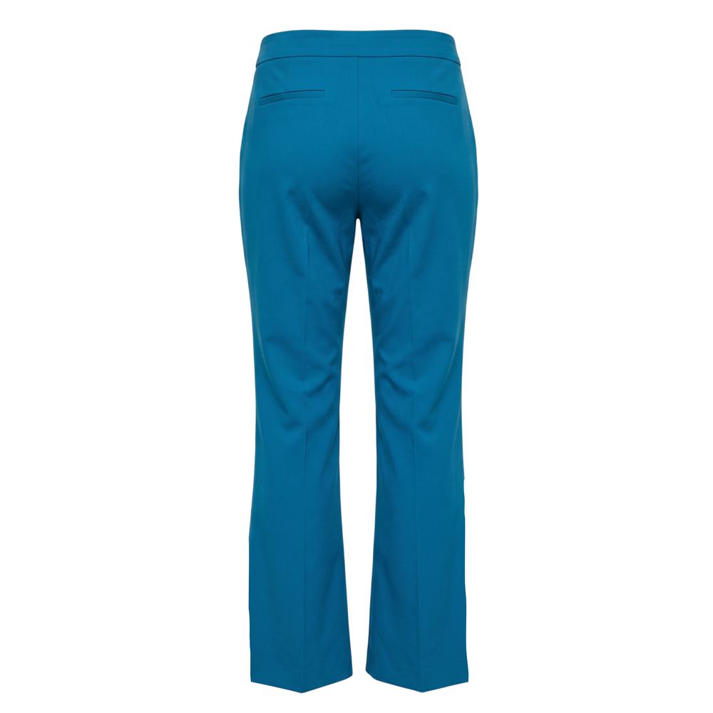 Trussardi Jeans Blue Cotton Women Pants | Regal Royce