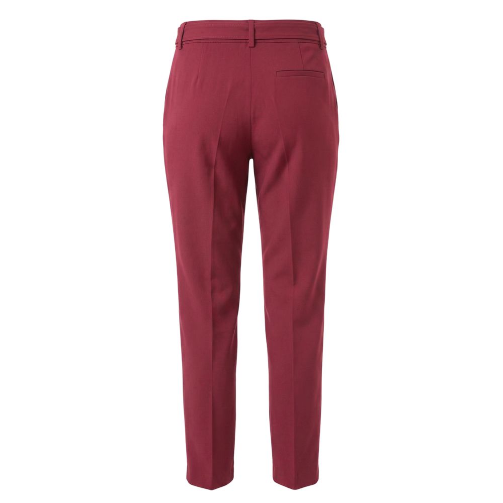 Trussardi Jeans Red Polyester Women Pants | Regal Royce