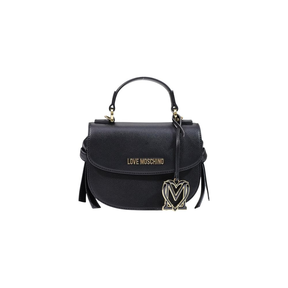 Love Moschino Black Polyethylene Handbag | Regal Royce