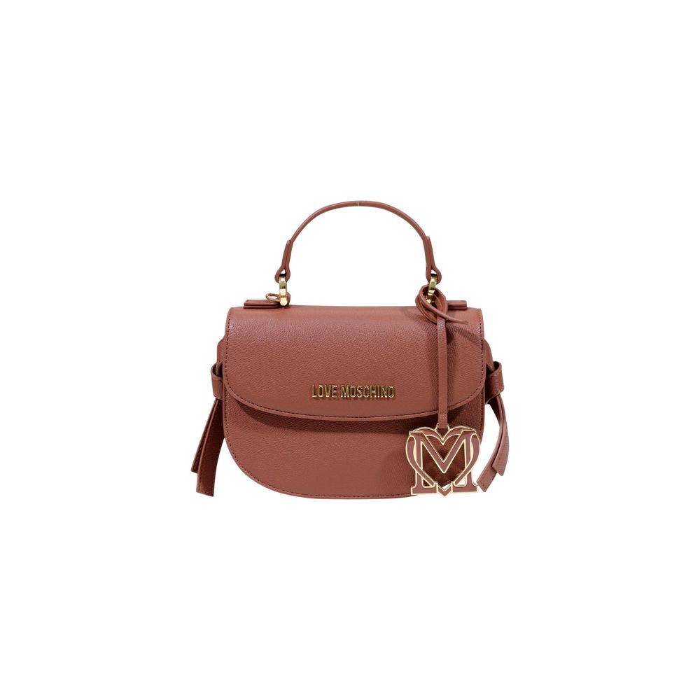 Love Moschino Brown Polyethylene Handbag | Regal Royce