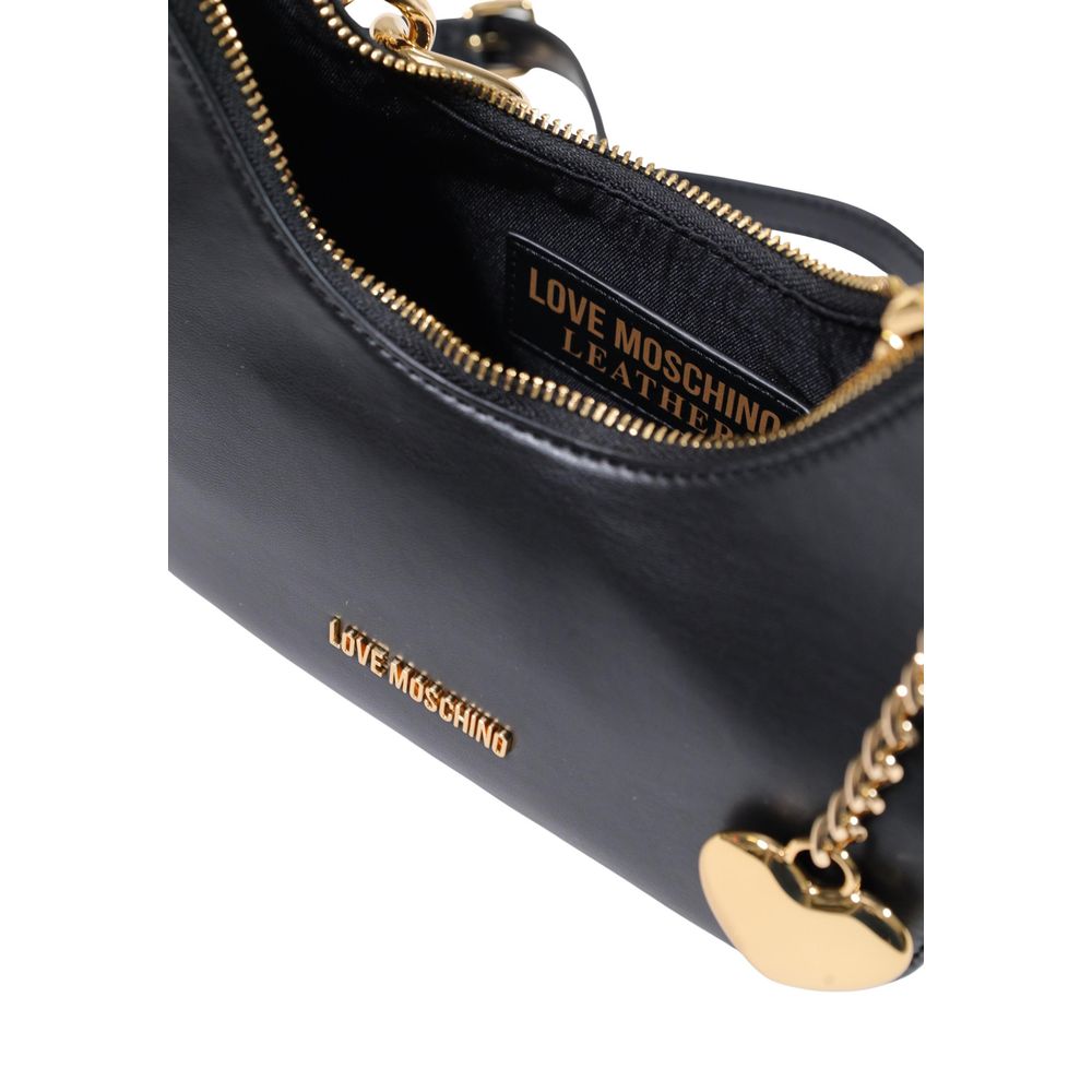 Love Moschino Black Polyester Handbag | Regal Royce