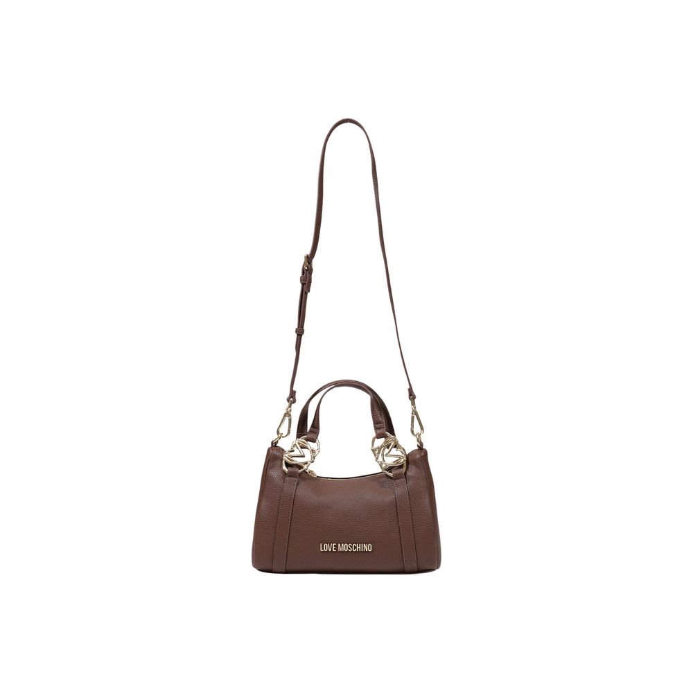 Love Moschino Brown Polyethylene Handbag | Regal Royce