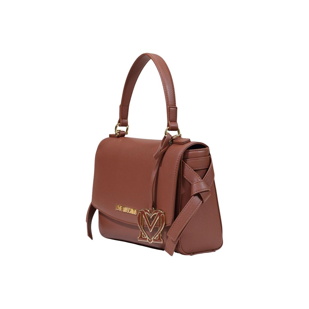 Love Moschino Brown Polyethylene Handbag | Regal Royce