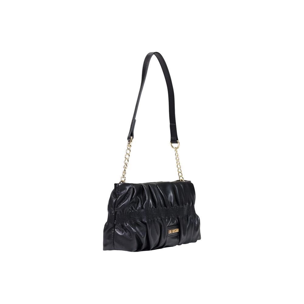Love Moschino Black Polyethylene Handbag | Regal Royce