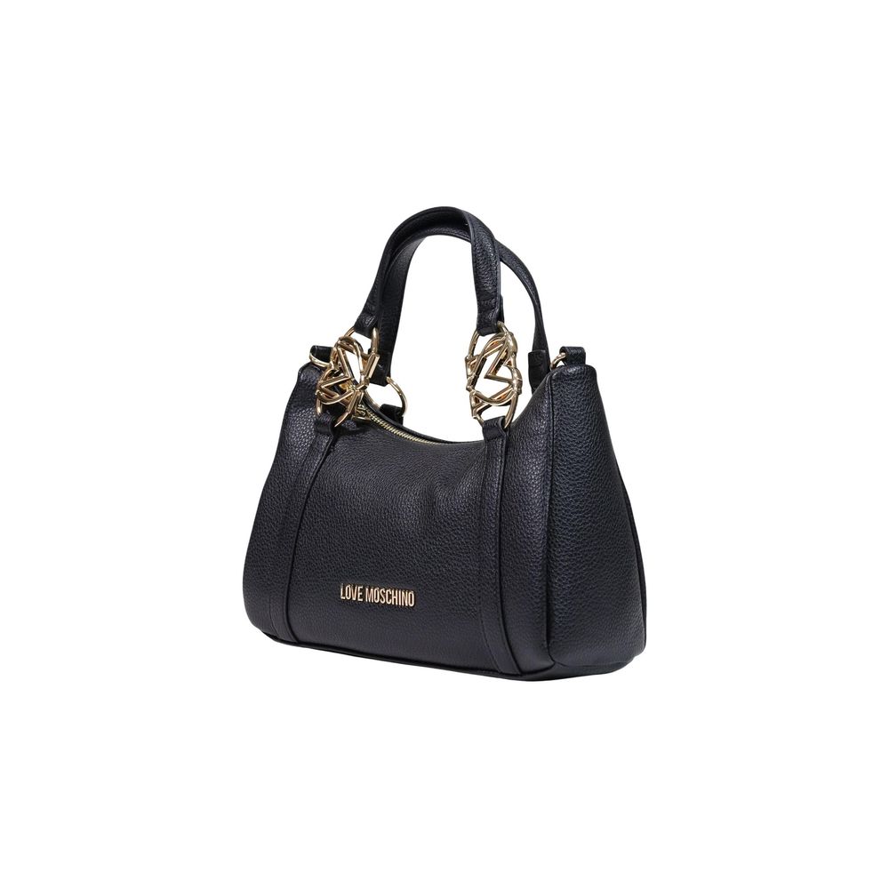 Love Moschino Black Polyethylene Handbag | Regal Royce