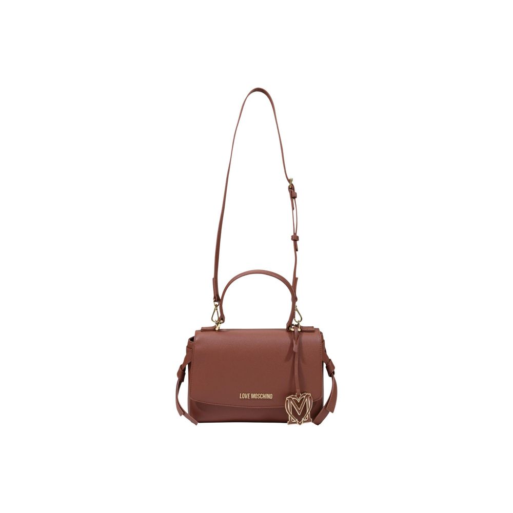 Love Moschino Brown Polyethylene Handbag | Regal Royce