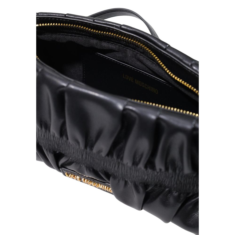 Love Moschino Black Polyethylene Handbag | Regal Royce