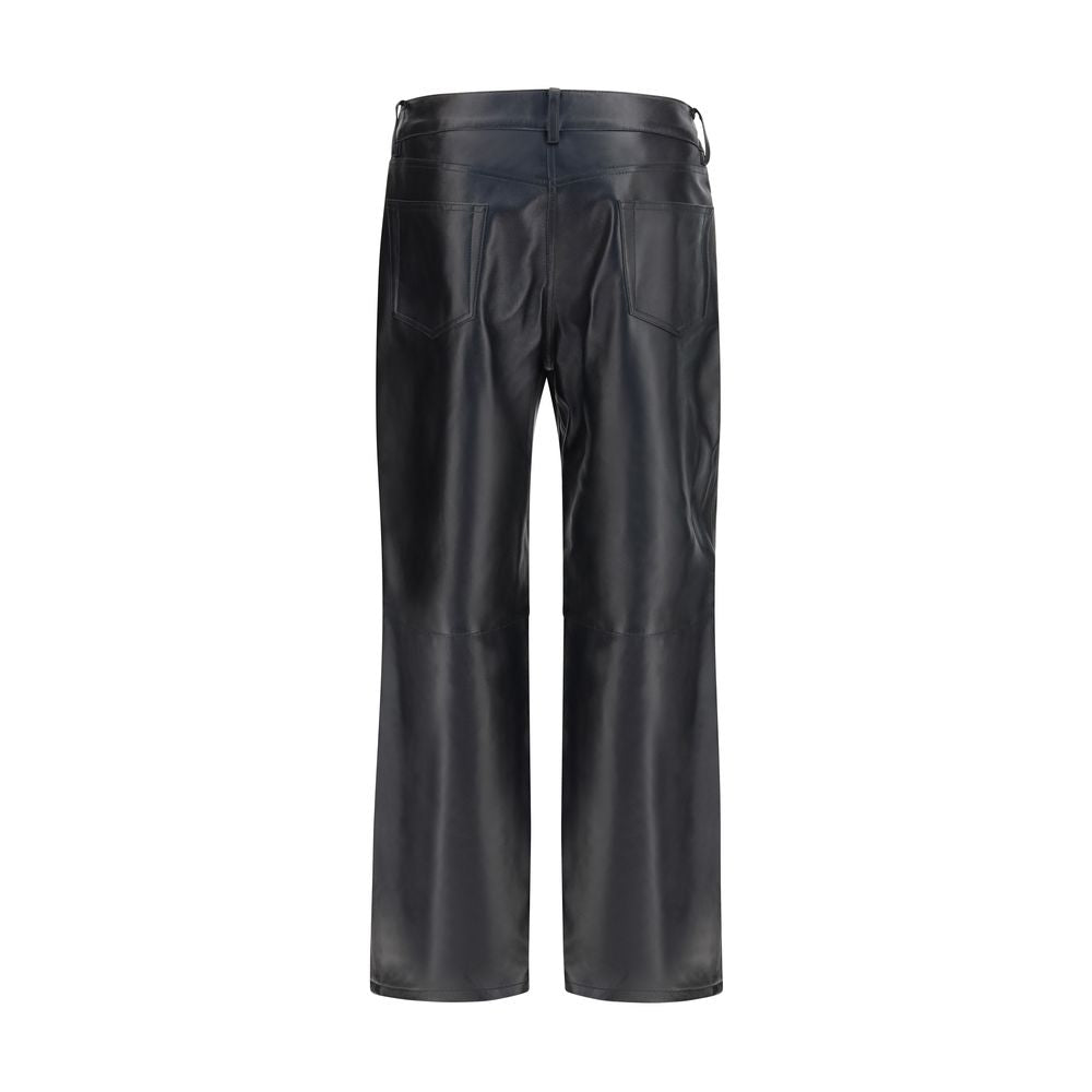 Magda Butrym Black Leather Pants | Regal Royce