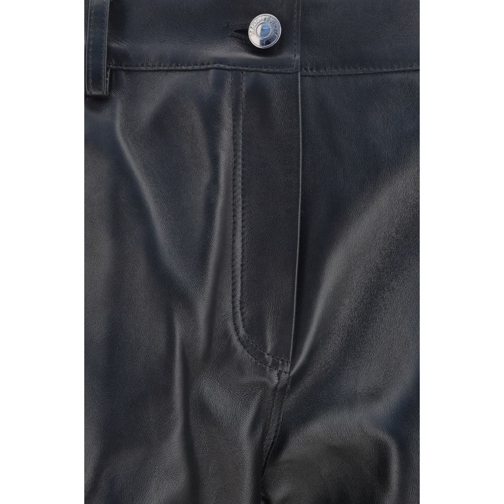 Magda Butrym Black Leather Pants | Regal Royce