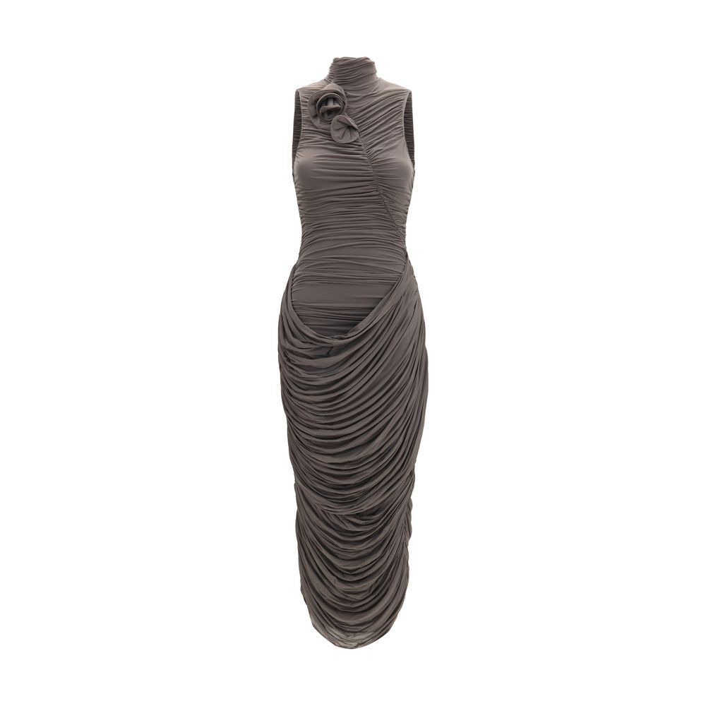 Magda Butrym Gray Copper Cocktail Dress | Regal Royce