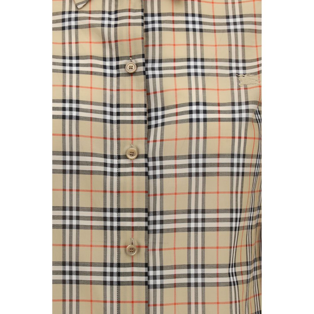 Burberry Beige Cotton Pattern Shirt | Regal Royce