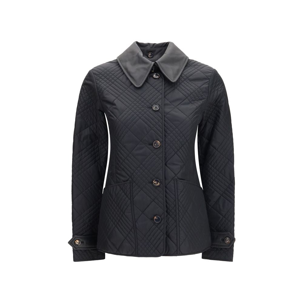 Burberry Black Polyamide Full-Length Jacket | Regal Royce