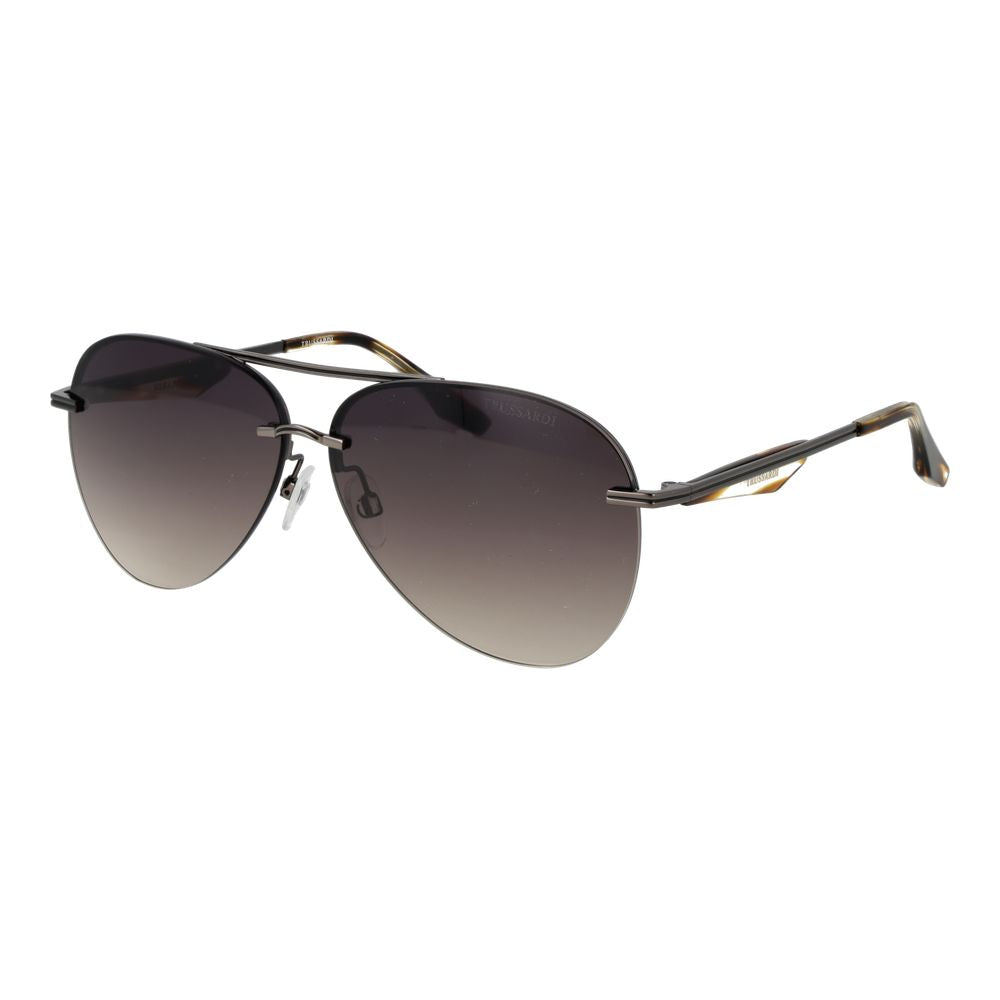 Trussardi Gray Metal Sunglasses | Regal Royce