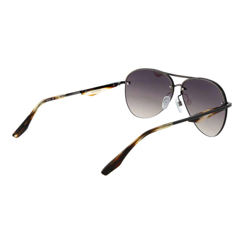 Trussardi Gray Metal Sunglasses | Regal Royce