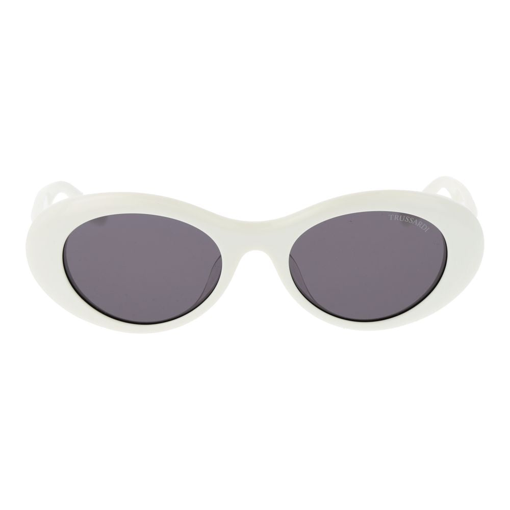 Trussardi White Acetate Sunglasses | Regal Royce