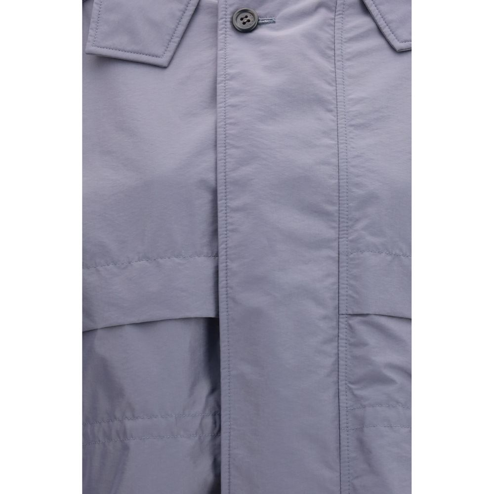 Marni Gray Polyamide Full-Length Jacket | Regal Royce
