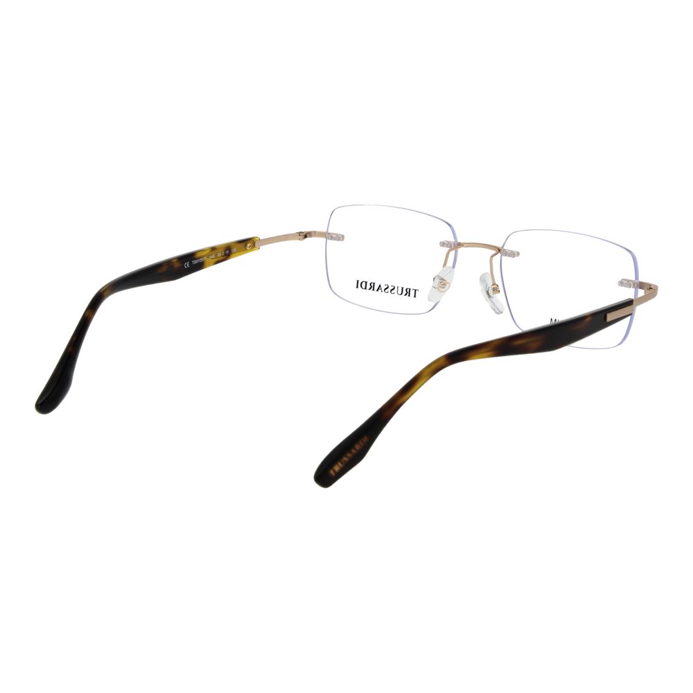 Trussardi Gold Stainless Steel Glasses (Frames) | Regal Royce