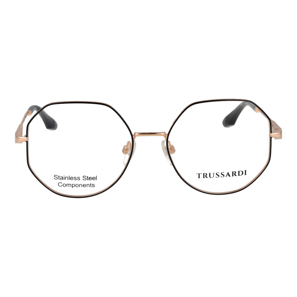 Trussardi Black Stainless Steel Glasses (Frames) | Regal Royce