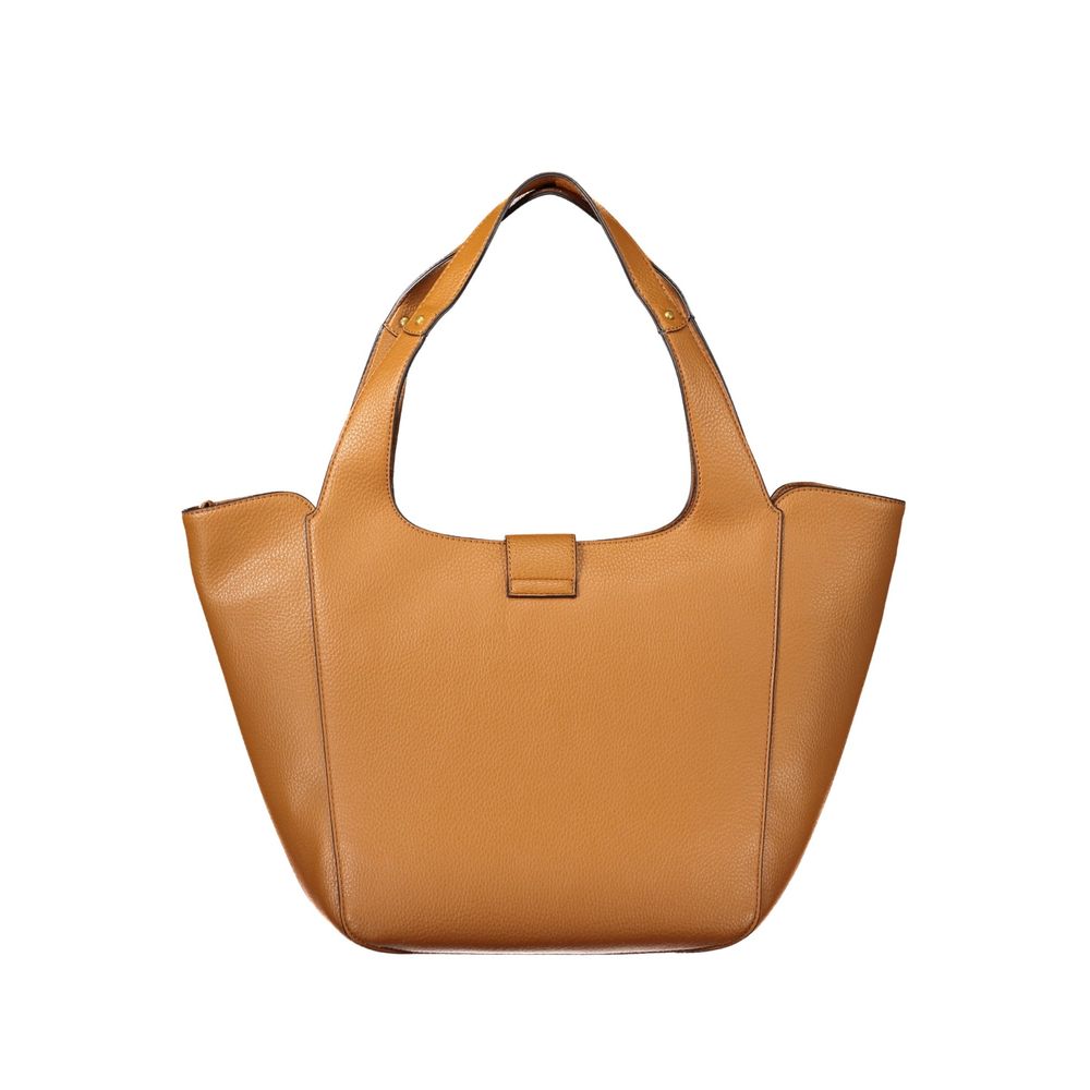 Guess Jeans Brown Polyurethane Women's Bag | Regal Royce