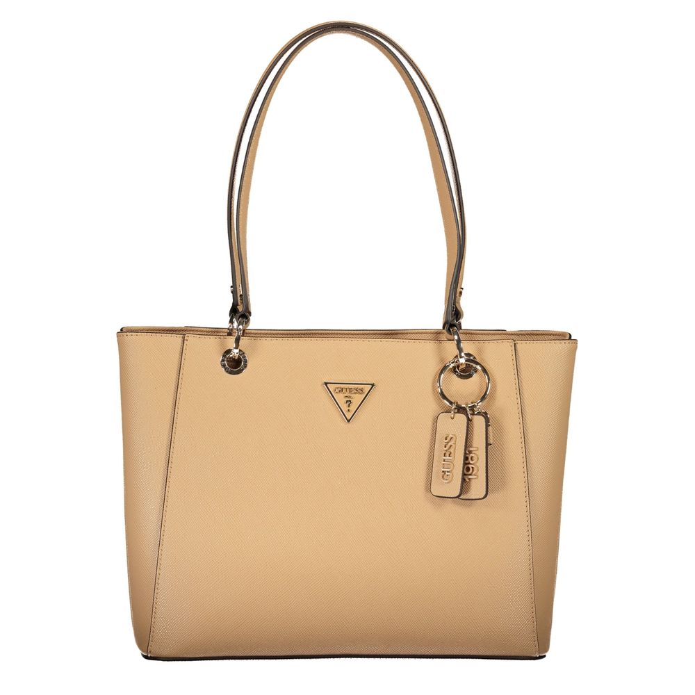 Guess Jeans Beige Poliuretano Women's Bag | Regal Royce
