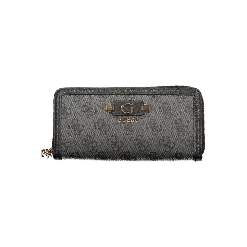 Guess Jeans Nero Poliuretano Donna Wallet | Regal Royce