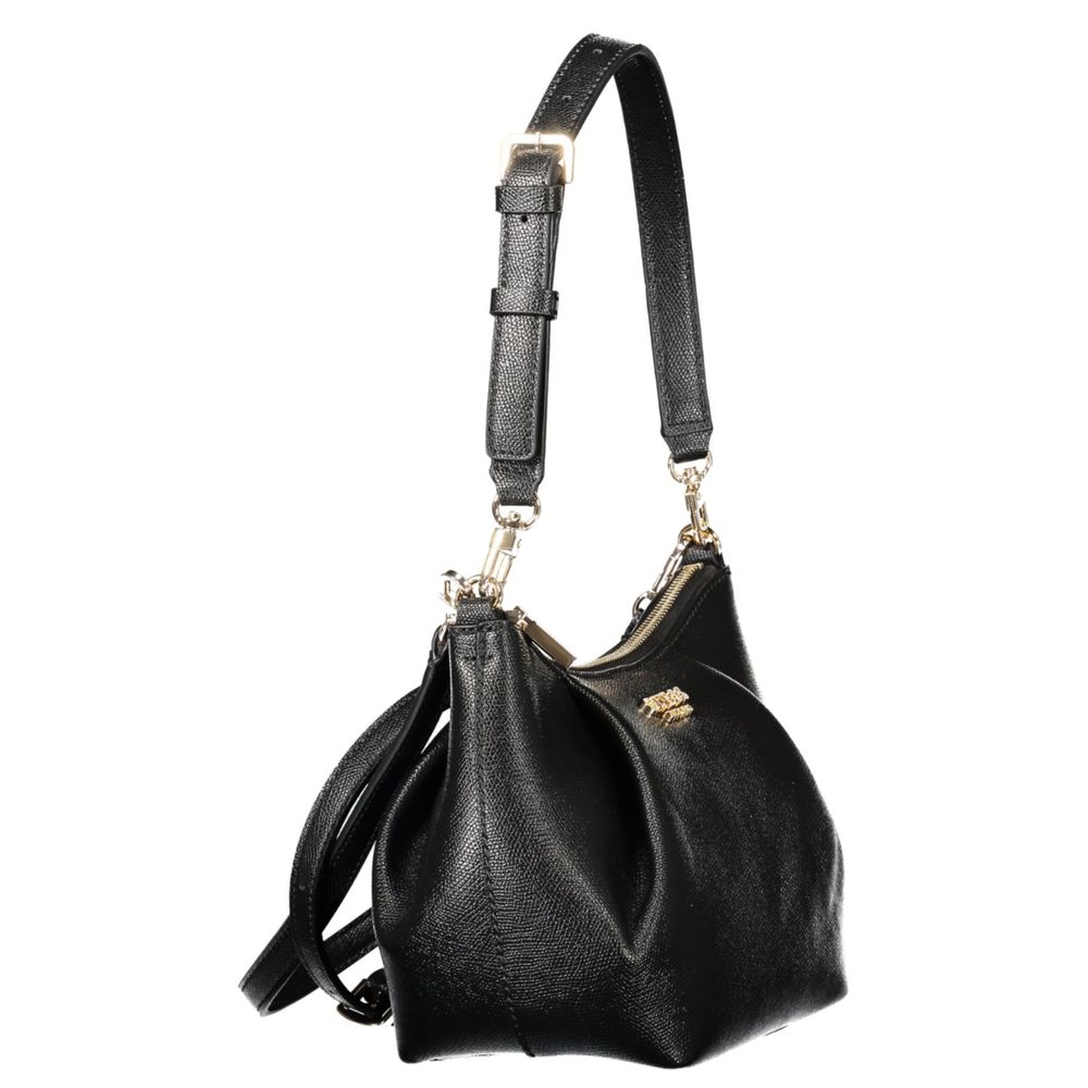 Guess Jeans Black Polyurethane Women's Bag | Regal Royce