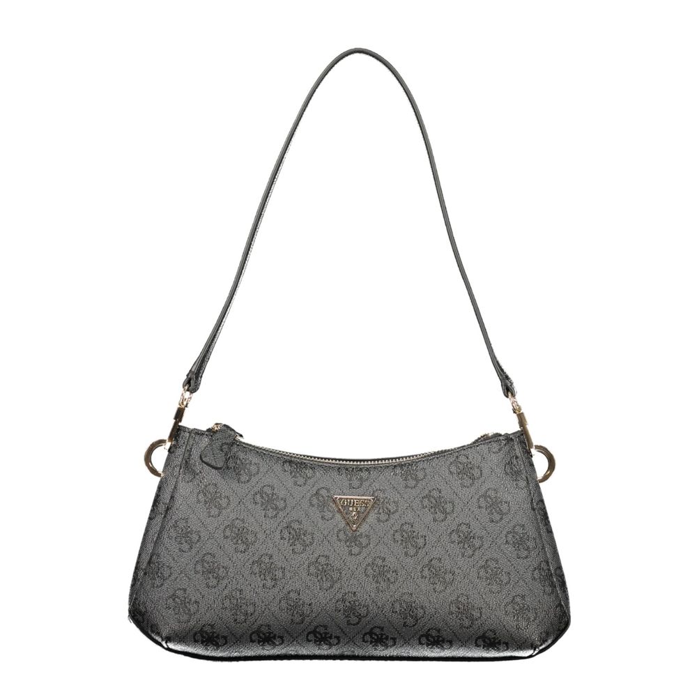 Guess Jeans Black Polyethylene Handbag | Regal Royce