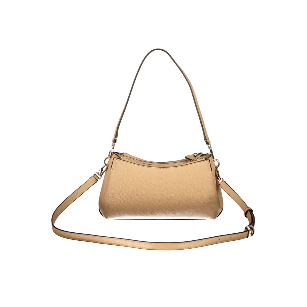Guess Jeans Beige Polyethylene Handbag | Regal Royce