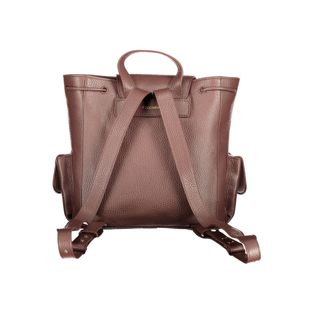 Coccinelle Brown Leather Backpack | Regal Royce