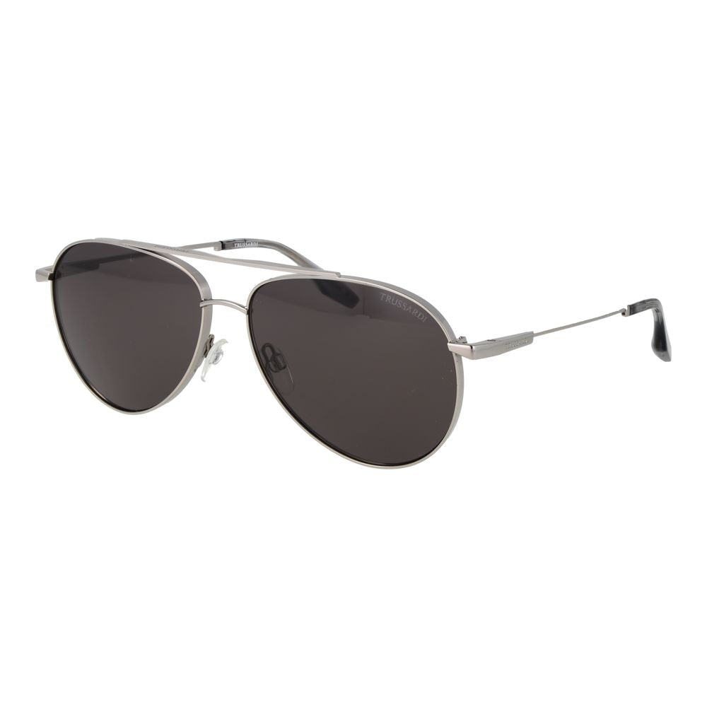 Trussardi Silver Stainless Steel Sunglasses | Regal Royce