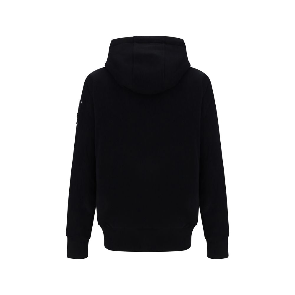 Moose Knuckles Black Polyester Hoodie | Regal Royce